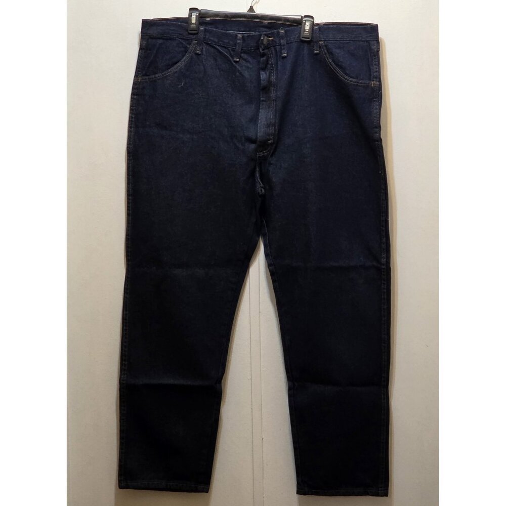 Rustler by Wrangler Straight Leg Regular Fit Heavyweight Blue Denim Jeans 46x32